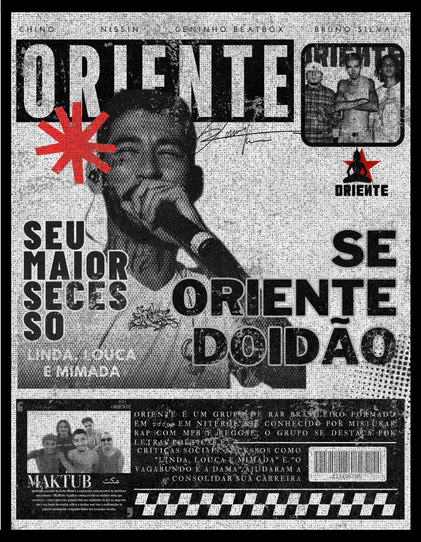 T-shirt Brazil Rapper’s Oriente